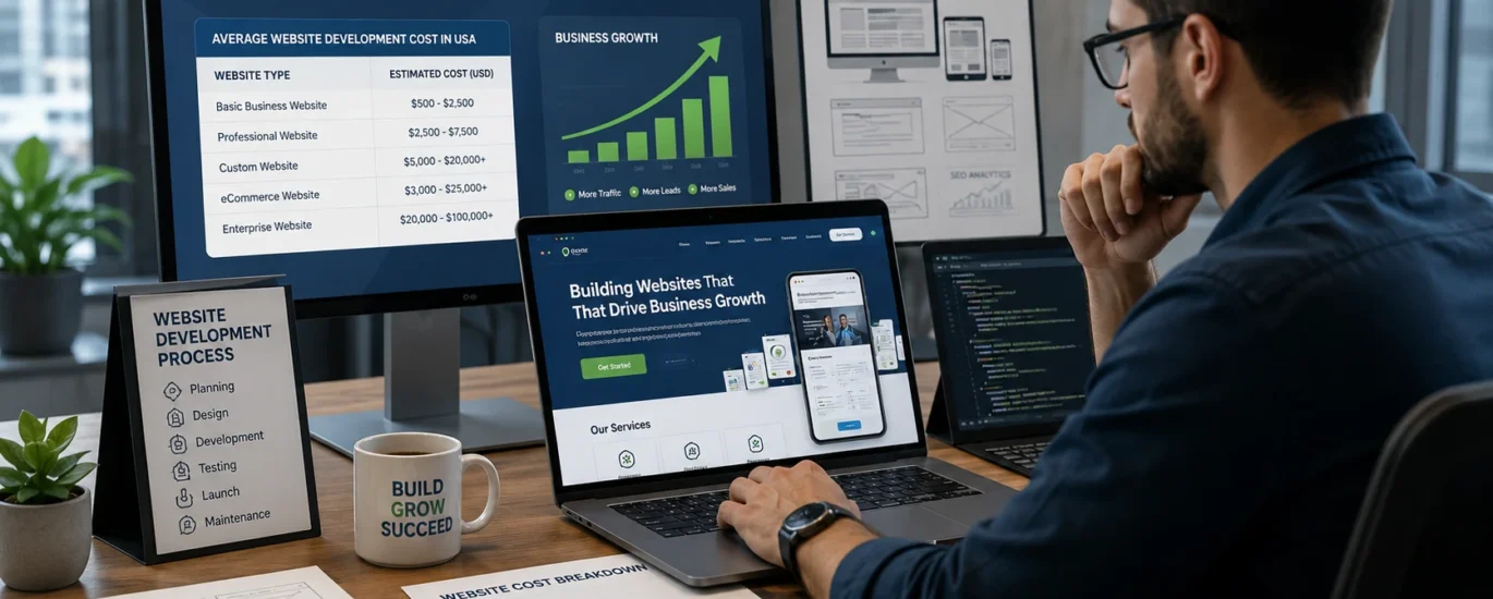 Website Development Cost for Small Business USA 2026